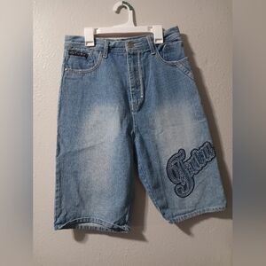 Fubu Men's Blue Denim Shorts